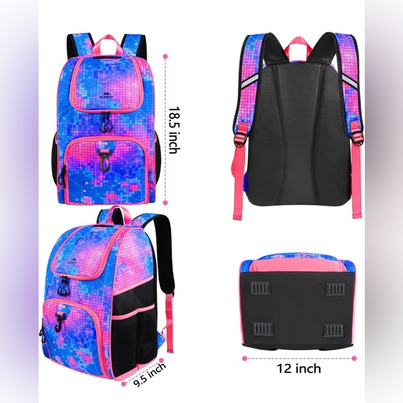 Matein Multicolored Sports Backpack - Picture 12 of 12